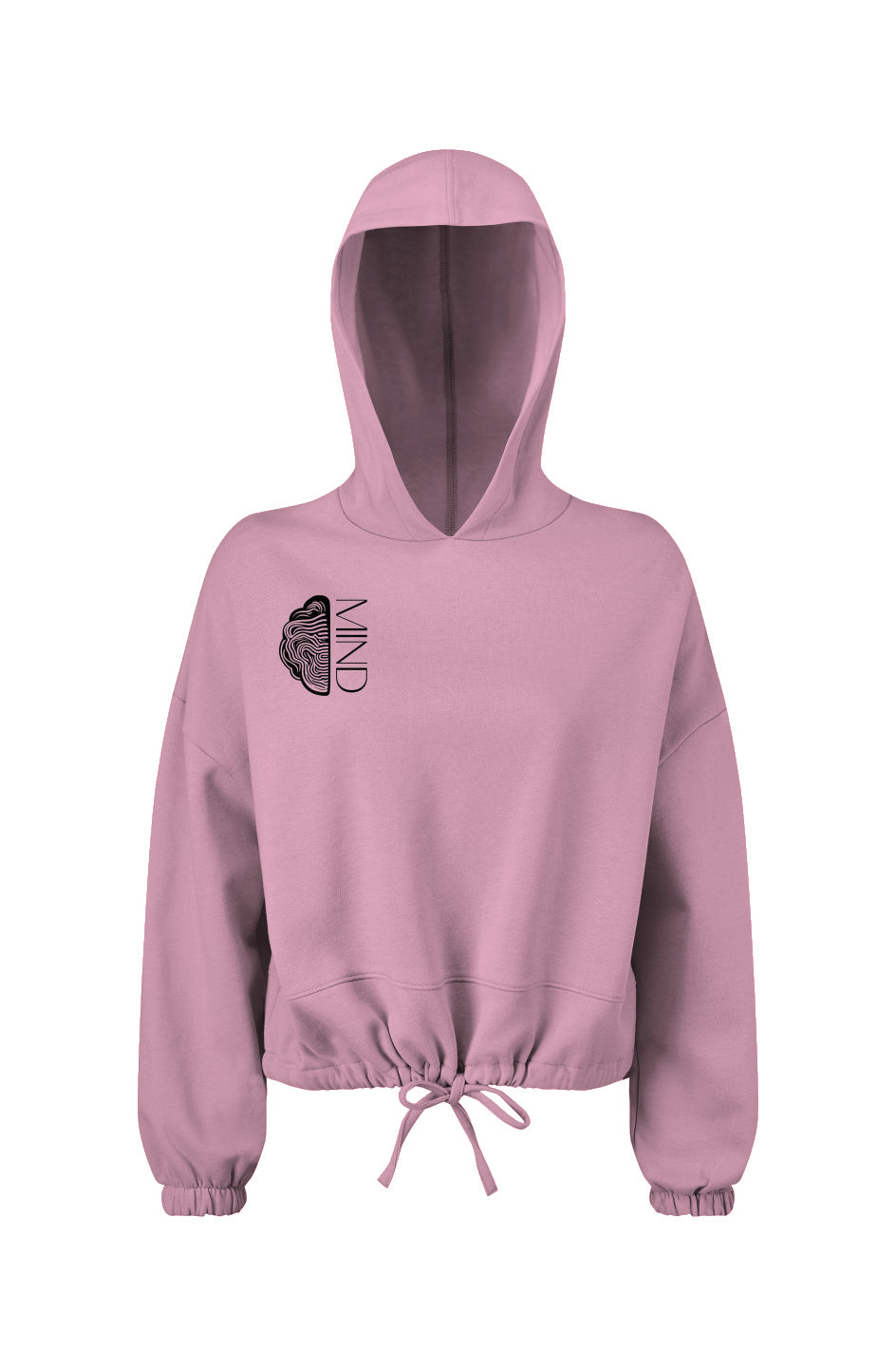 Striker Ladies' Cropped Oversize Hooded Sweatshirt